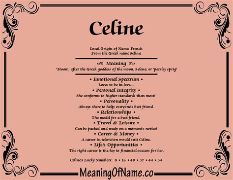 celine significato|Celine meaning in bible.